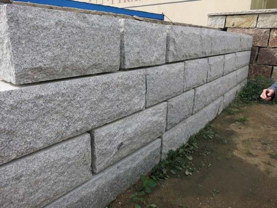 Mauersteine Granit